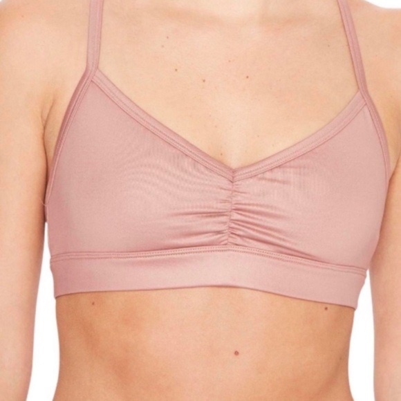 Alo Yoga Sunny Strappy Sports Bra in Light Pink Women's Small - Picture 2 of 6